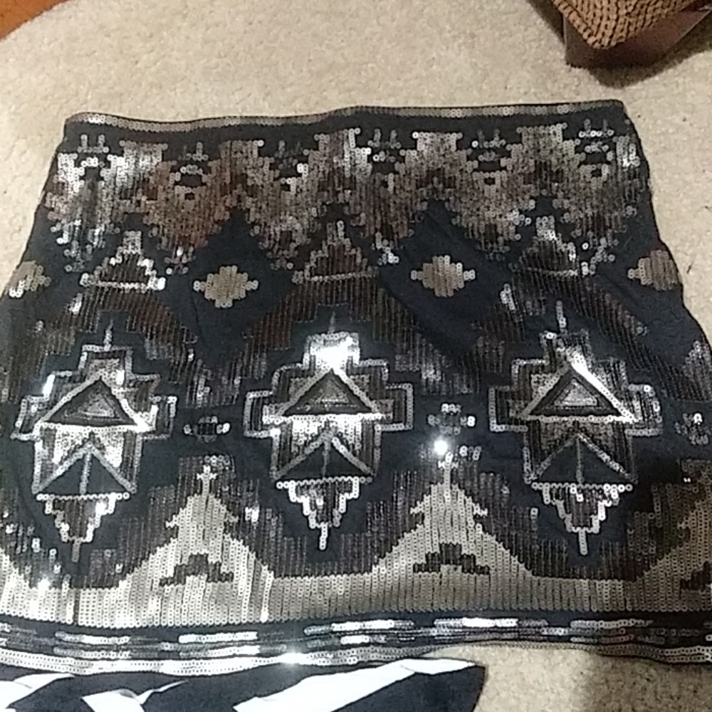 Sequin skirt